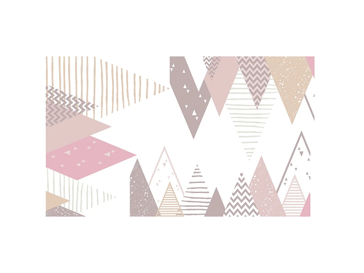 Stickers enfant montagnes scandinaves melinka 70 X 115 cm