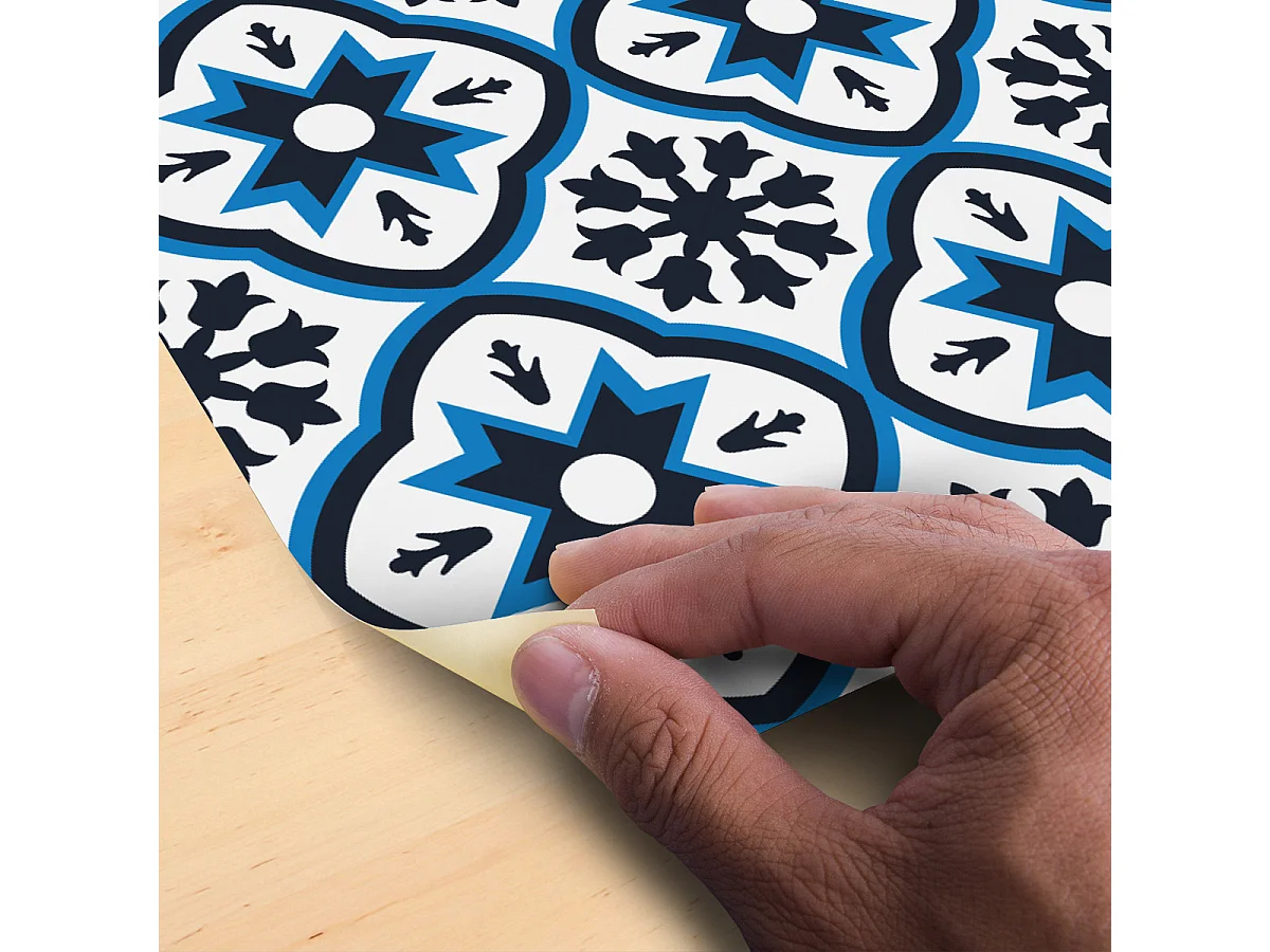 Stickers Sol Anti-dérapant avec Protection - CARRELAGES SOL ODILLA - 1 sticker de 45x45cm