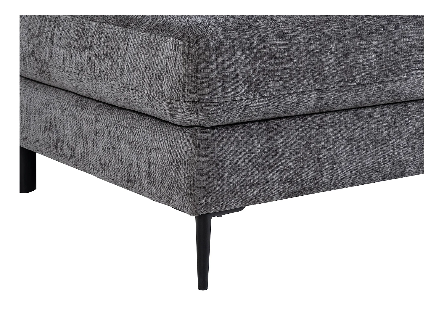 Divano relax elettrico in Tessuto Antracite - Angolo a sinistra - FUSETA