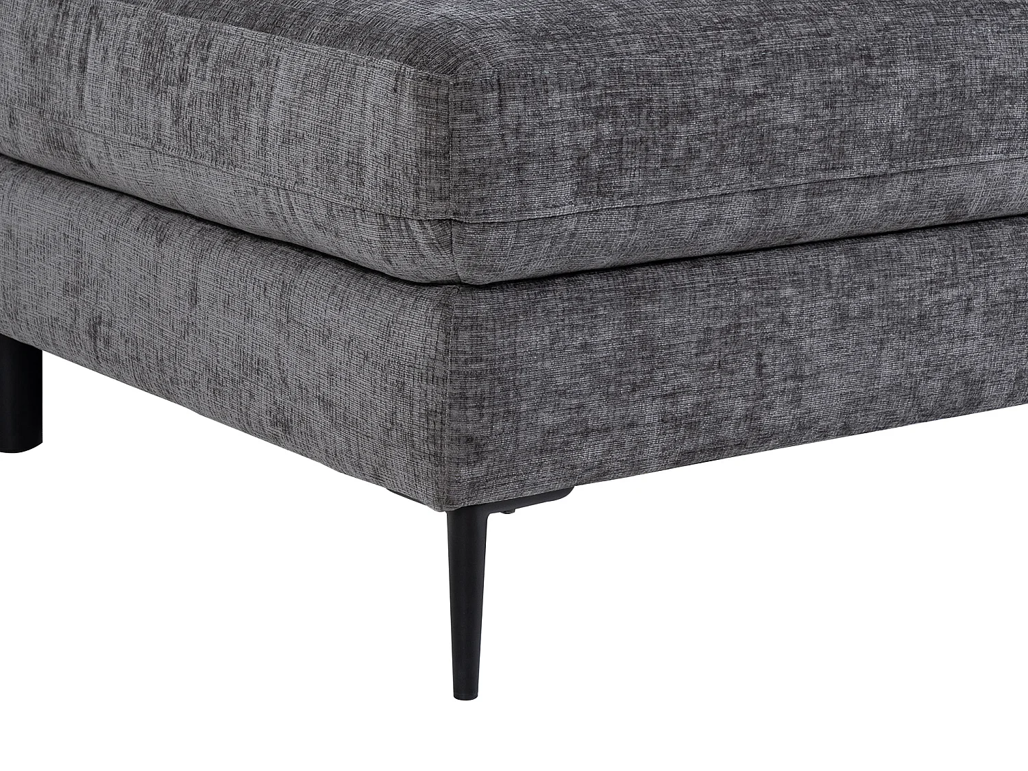 Eckrelaxsofa elektrisch - Ecke links - Stoff - Anthrazitgrau - FUSETA