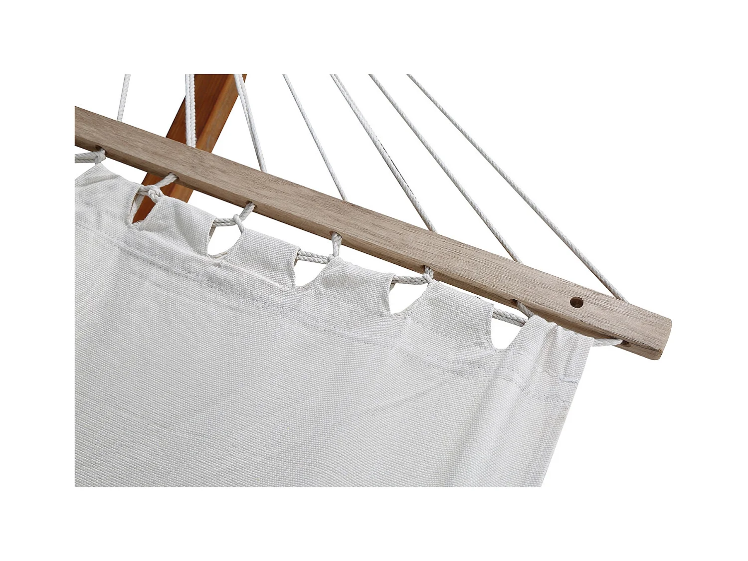 Hamac sur support 3,15 m en bois écru LAGOA