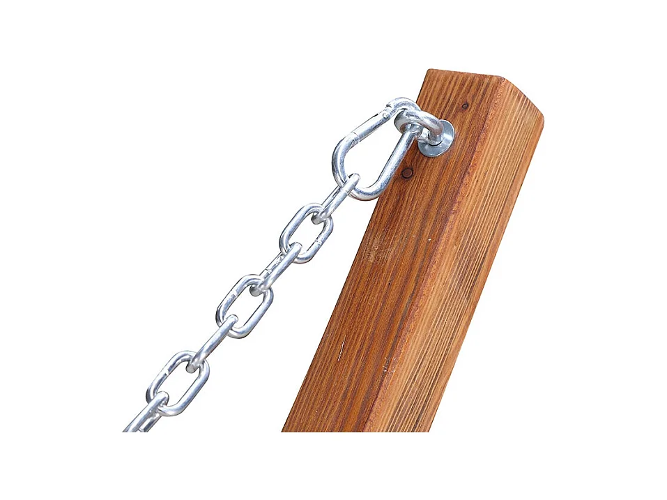 Hamac sur support 3,15 m en bois écru LAGOA