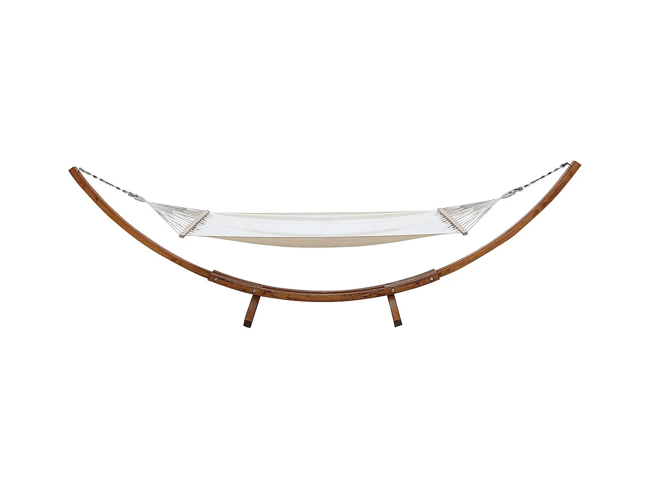 Hamac sur support 3,15 m en bois écru LAGOA
