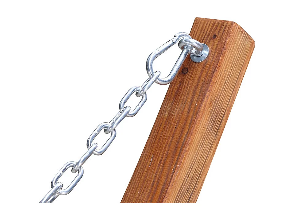 Hamac sur support 3,15 m en bois écru LAGOA