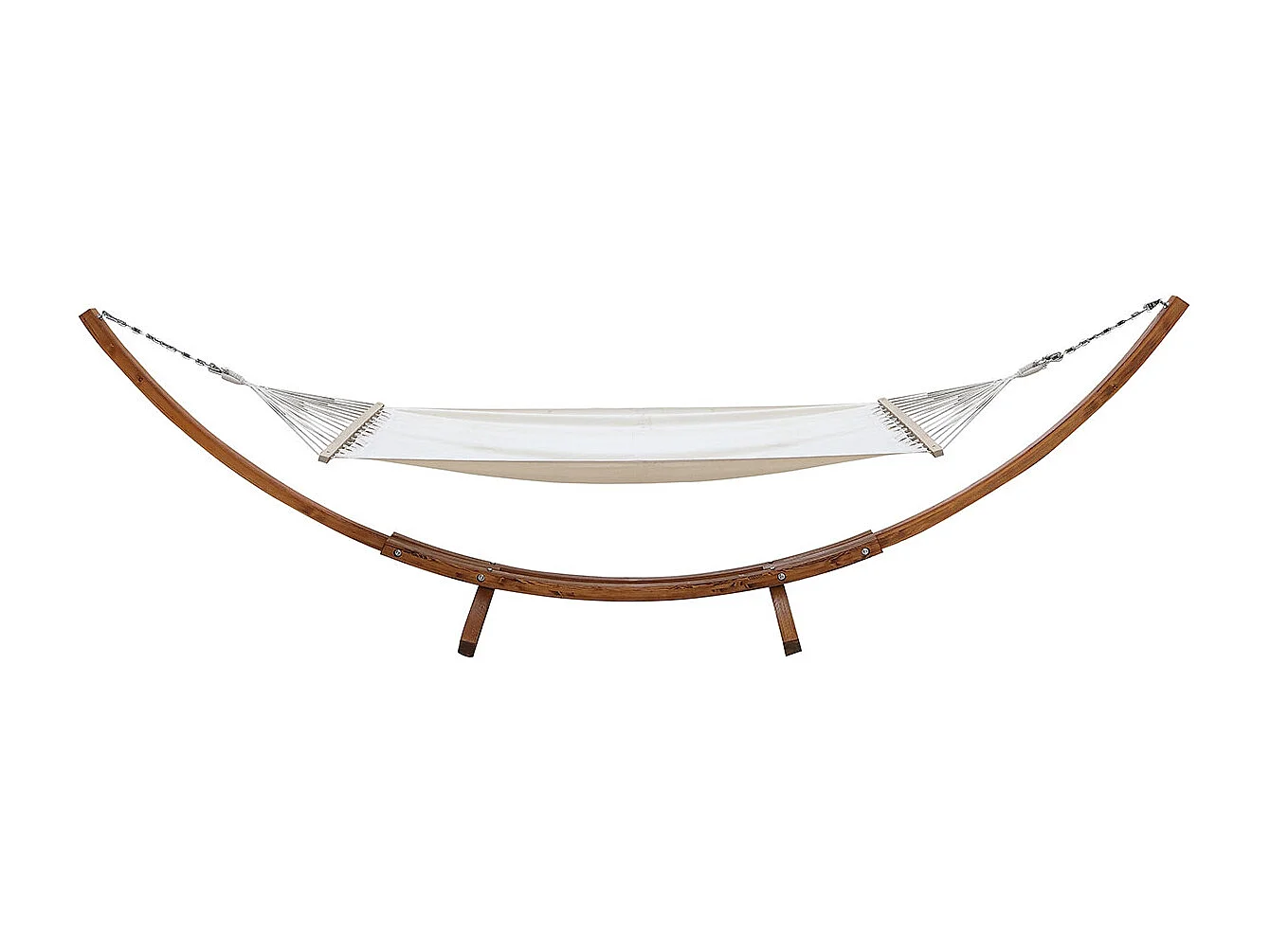 Hamac sur support 3,15 m en bois écru LAGOA