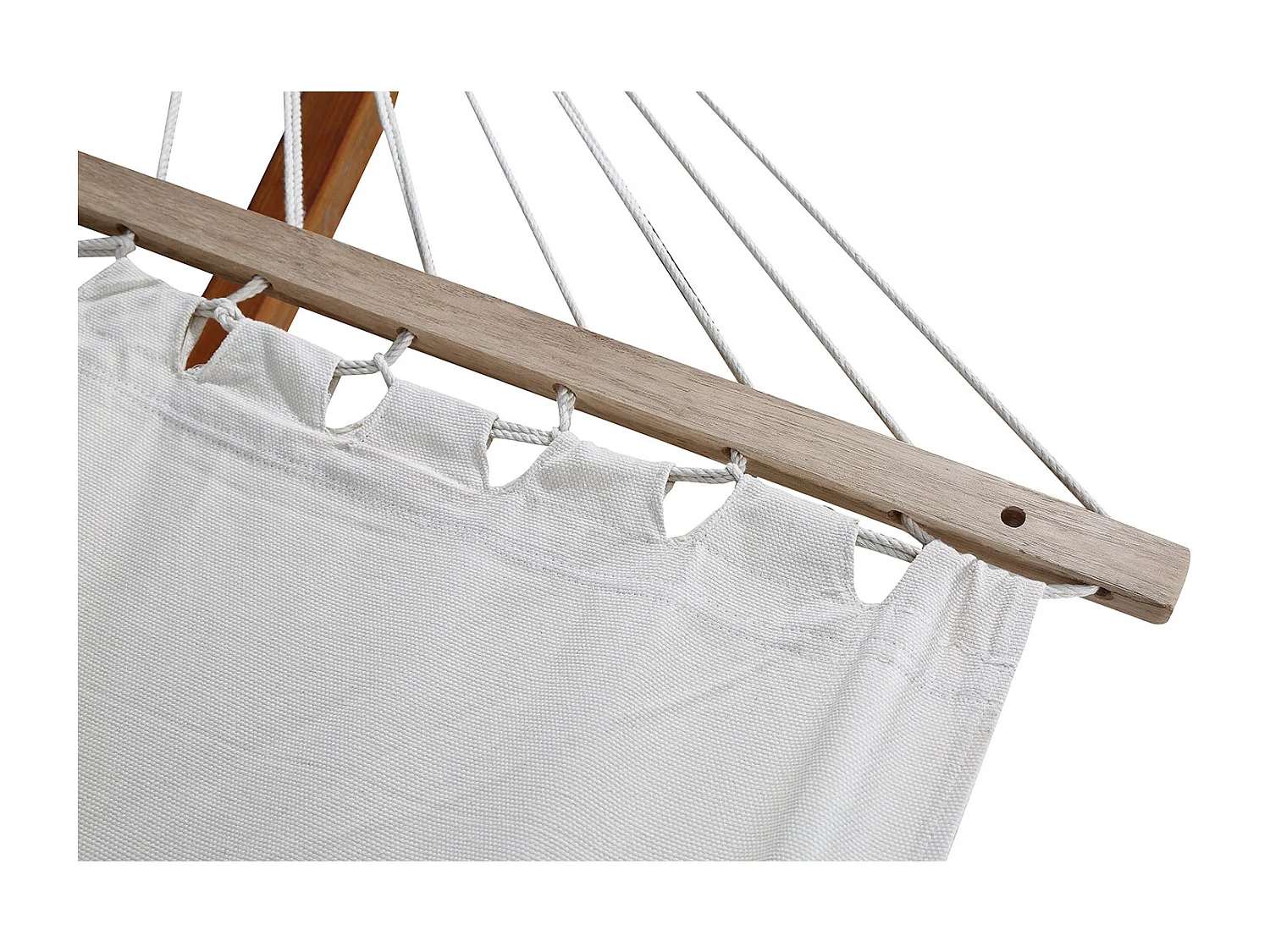 Hamac sur support 3,15 m en bois écru LAGOA