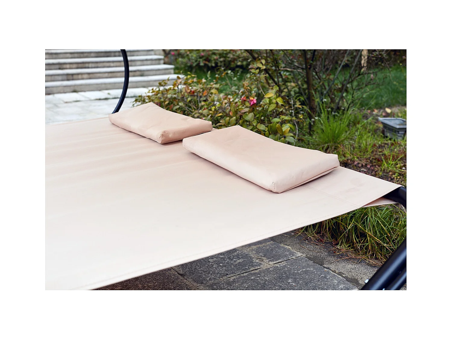 Transat avec pare-soleil 2 personnes écru ALOHA