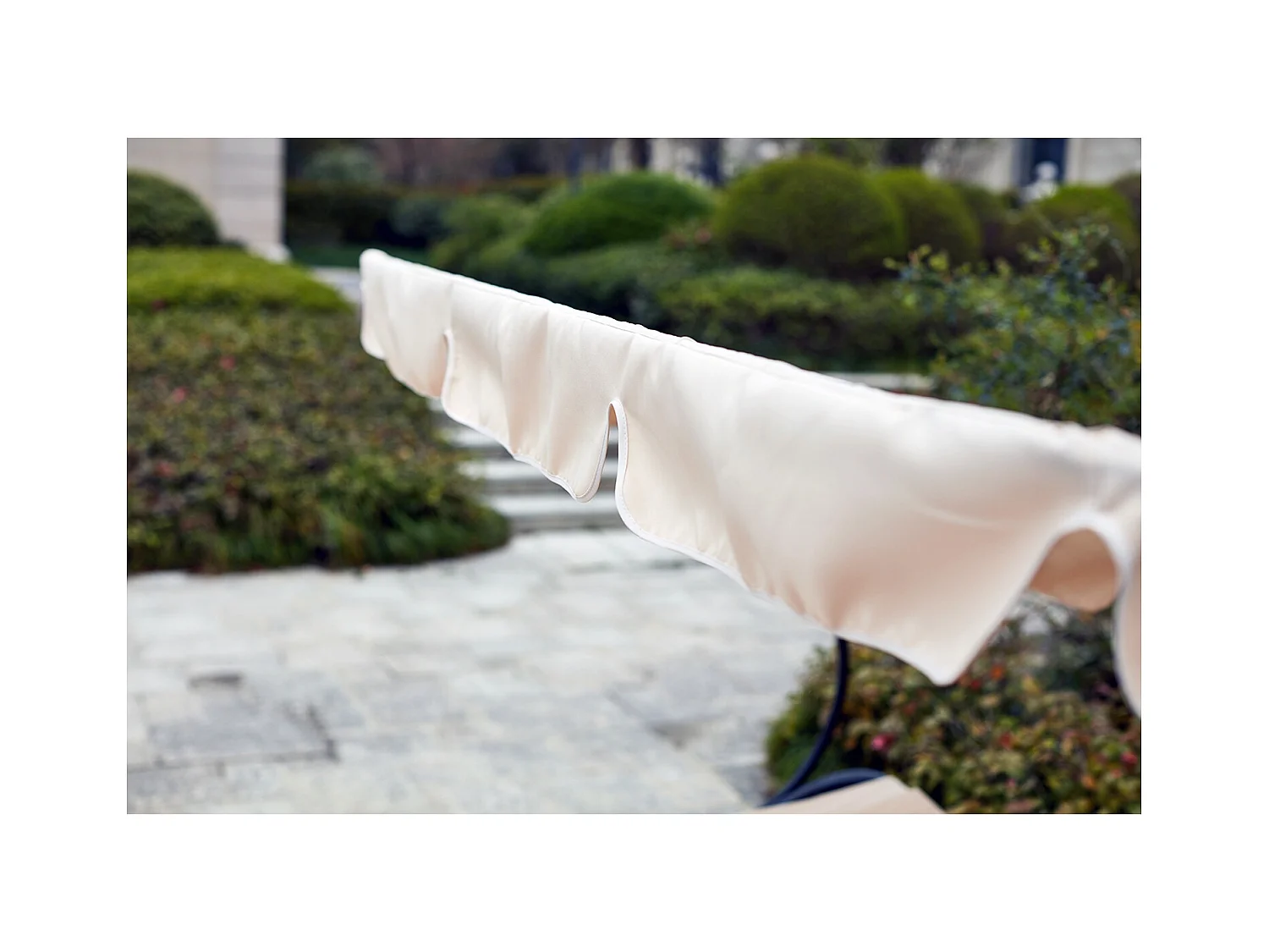 Transat avec pare-soleil 2 personnes écru ALOHA