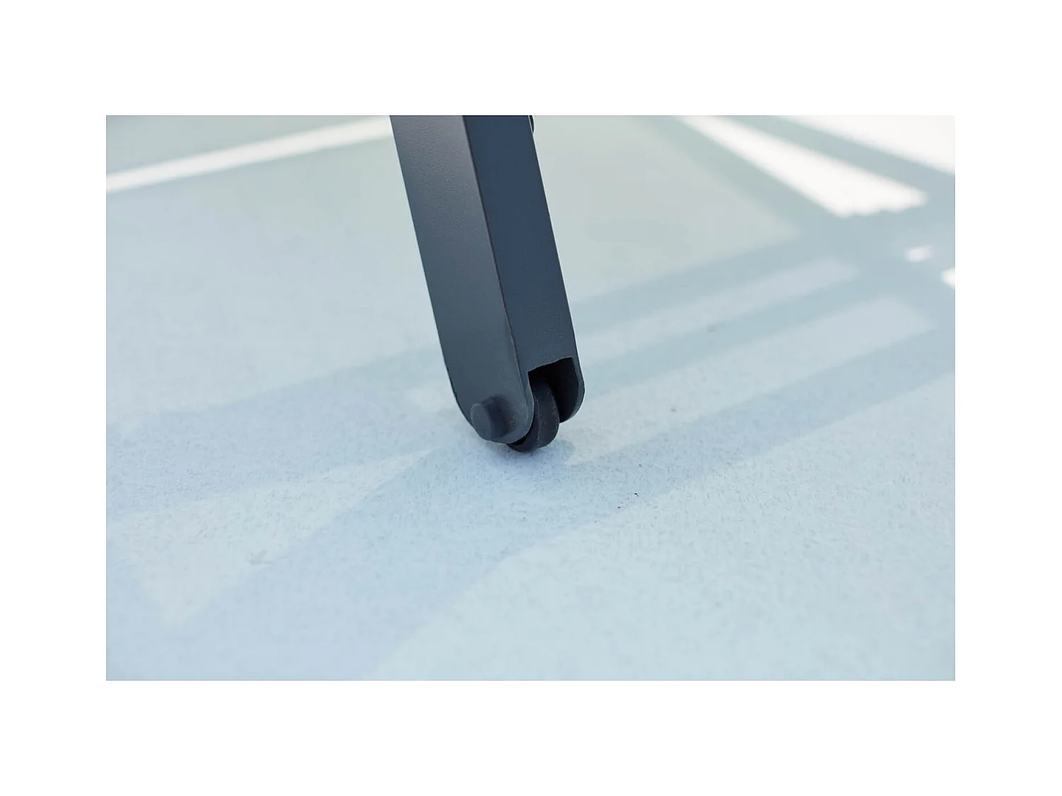 Set van 2 ligstoelen in donkergrijs & groen PRATO met wieltjes voor buiten