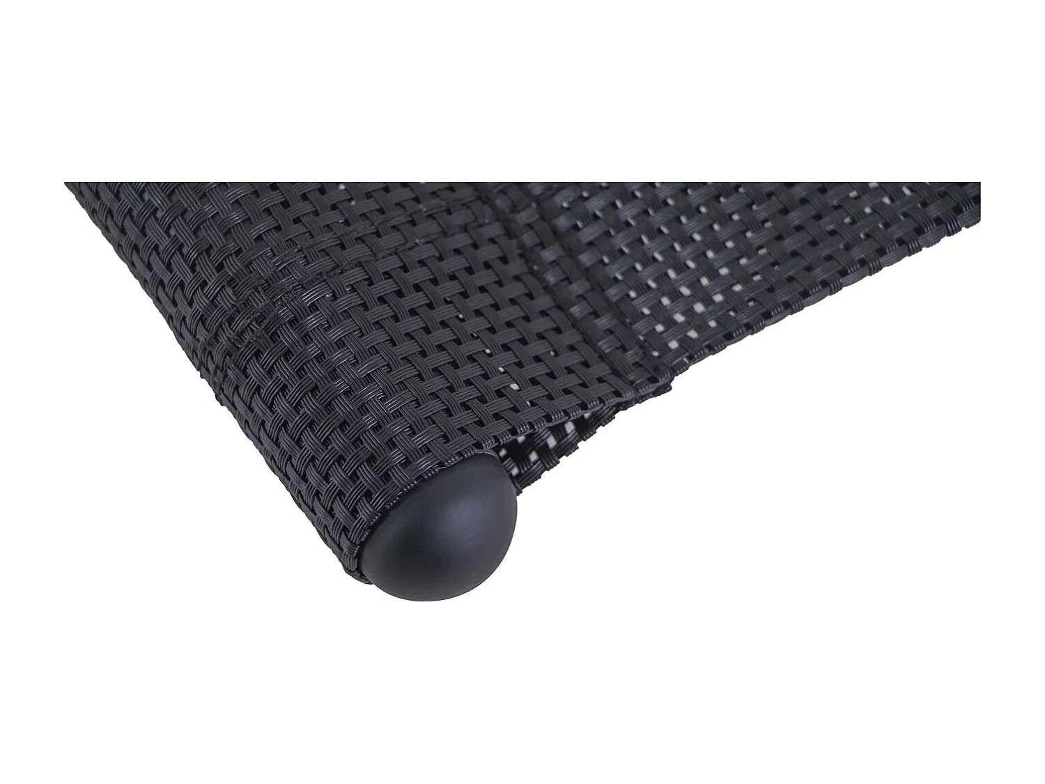 Transat double à bascule avec auvent noir et gris VAÏTA