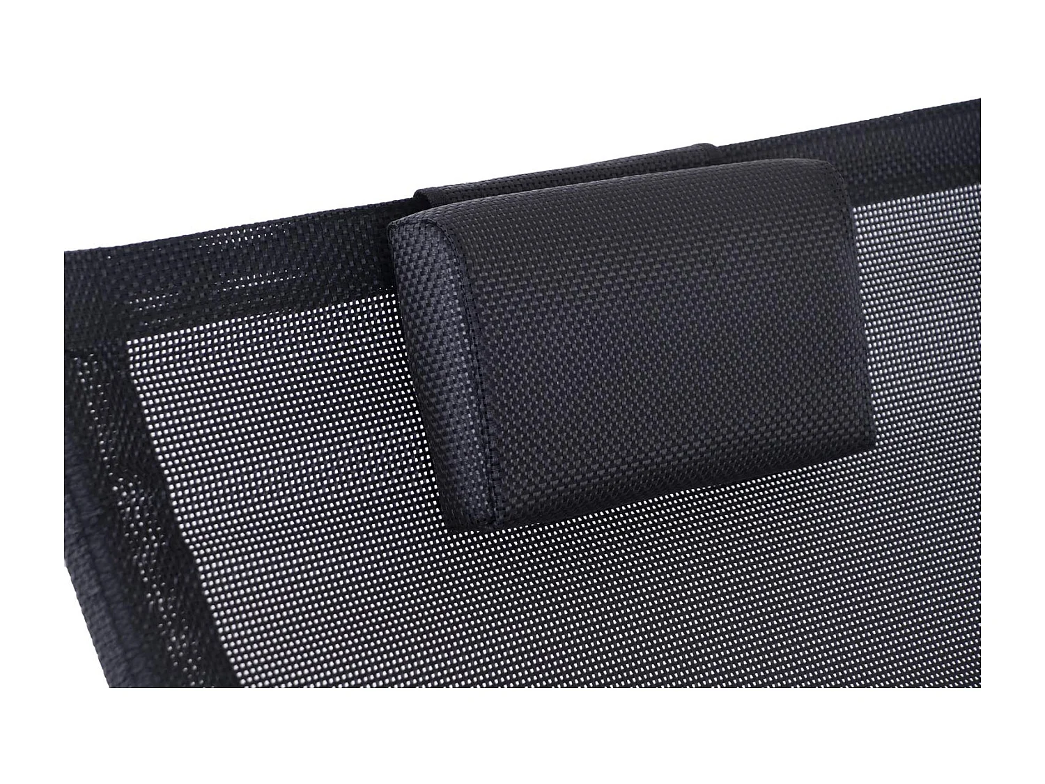 Transat double à bascule avec auvent noir et gris VAÏTA