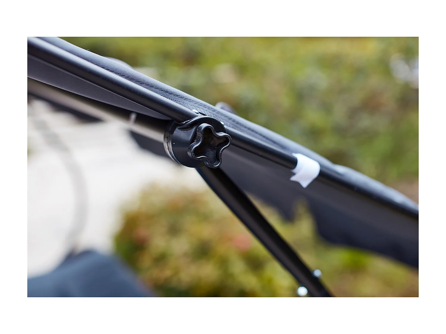 Transat avec pare-soleil 2 personnes gris ALOHA