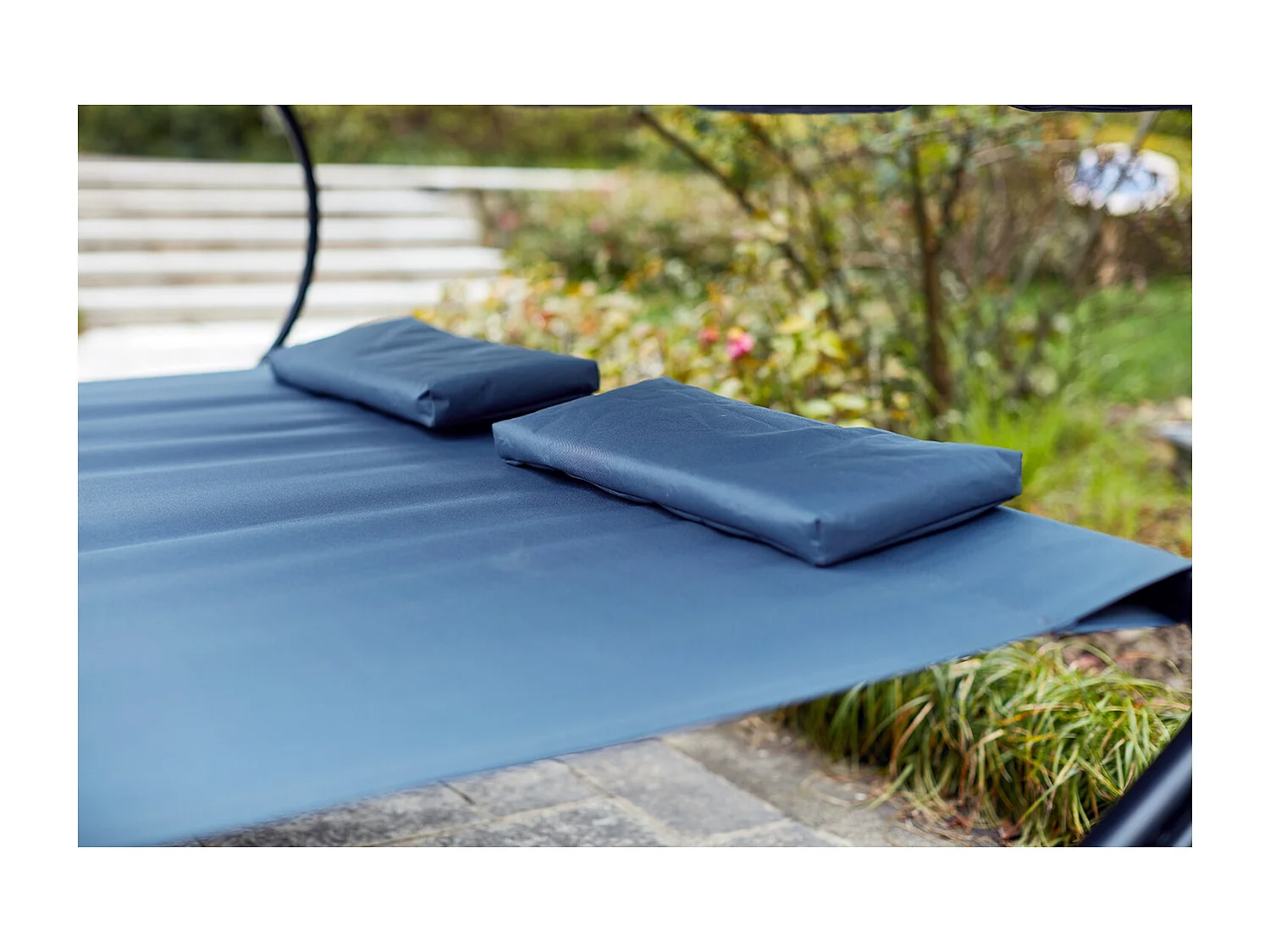 Transat avec pare-soleil 2 personnes gris ALOHA