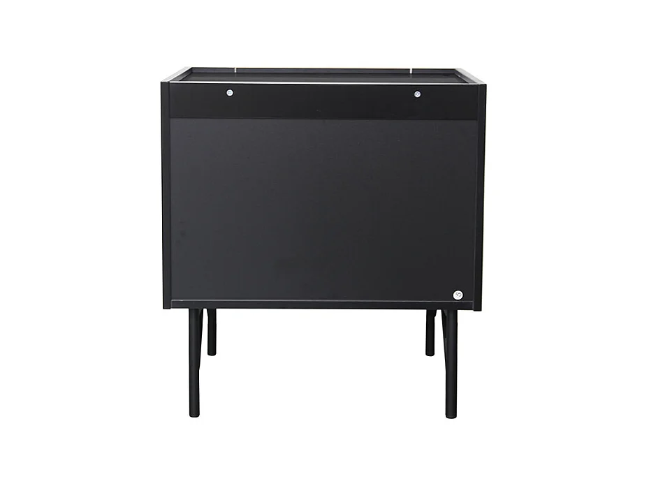 Meuble d'appoint vintage bois clair avec placard SEQUOIA