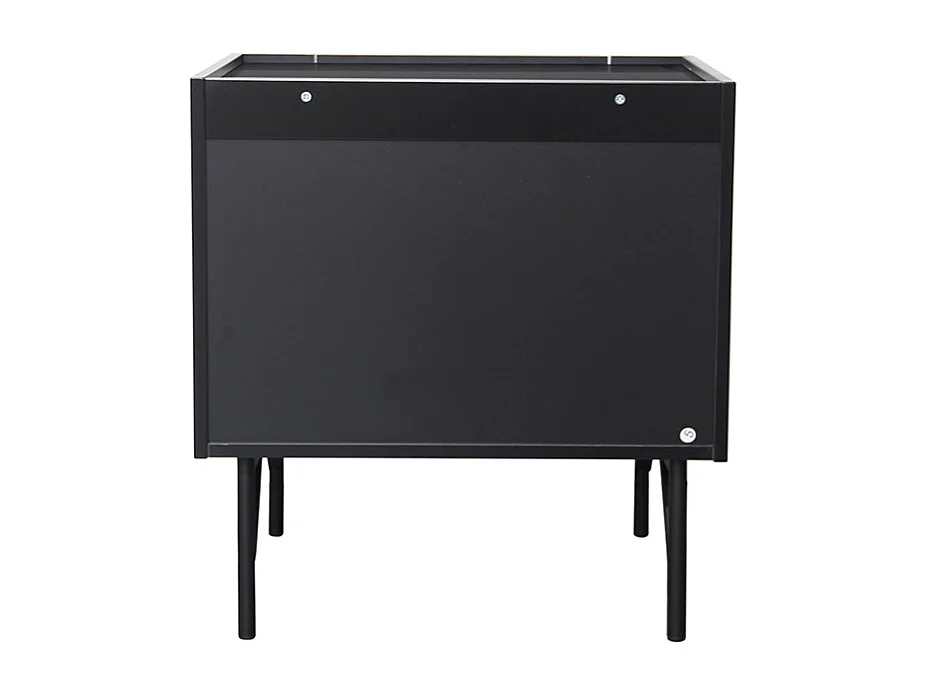 Meuble d'appoint vintage bois clair avec placard SEQUOIA