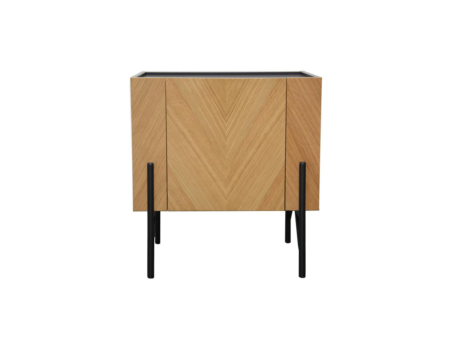Mueble vintage de madera clara con armario SEQUOIA