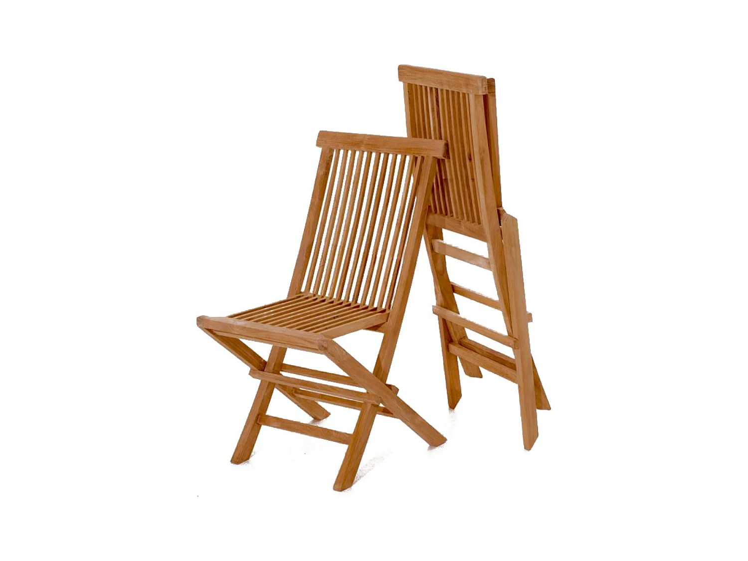 Table de jardin rectangulaire et 6 chaises en teck huilé LUBOK