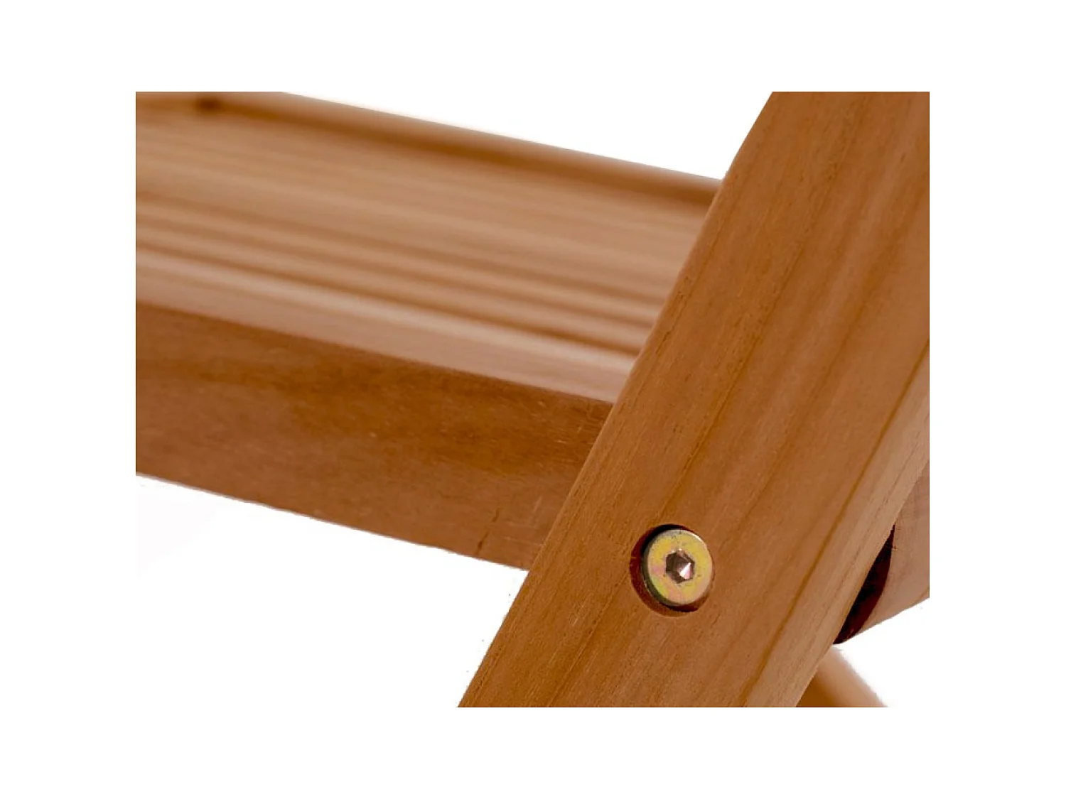 Table de jardin rectangulaire et 6 chaises en teck huilé LUBOK