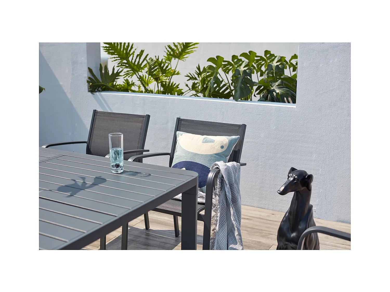 Salon de jardin aluminum 8 places FLORENCIA