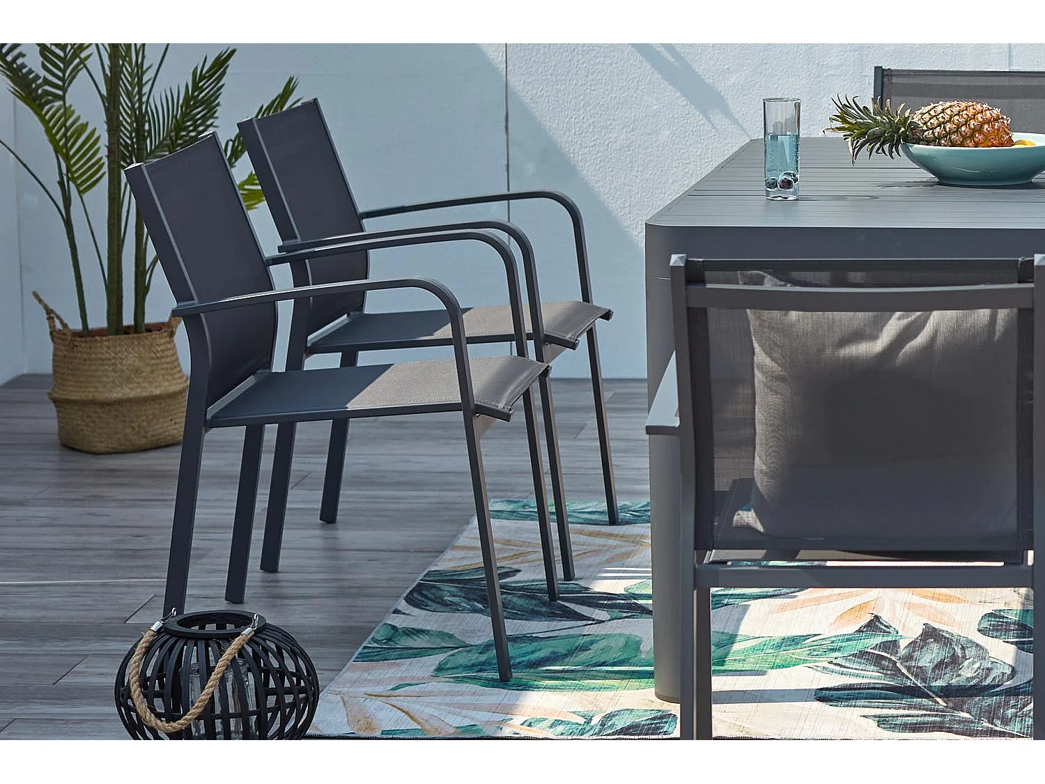 Salon de jardin aluminum 8 places FLORENCIA