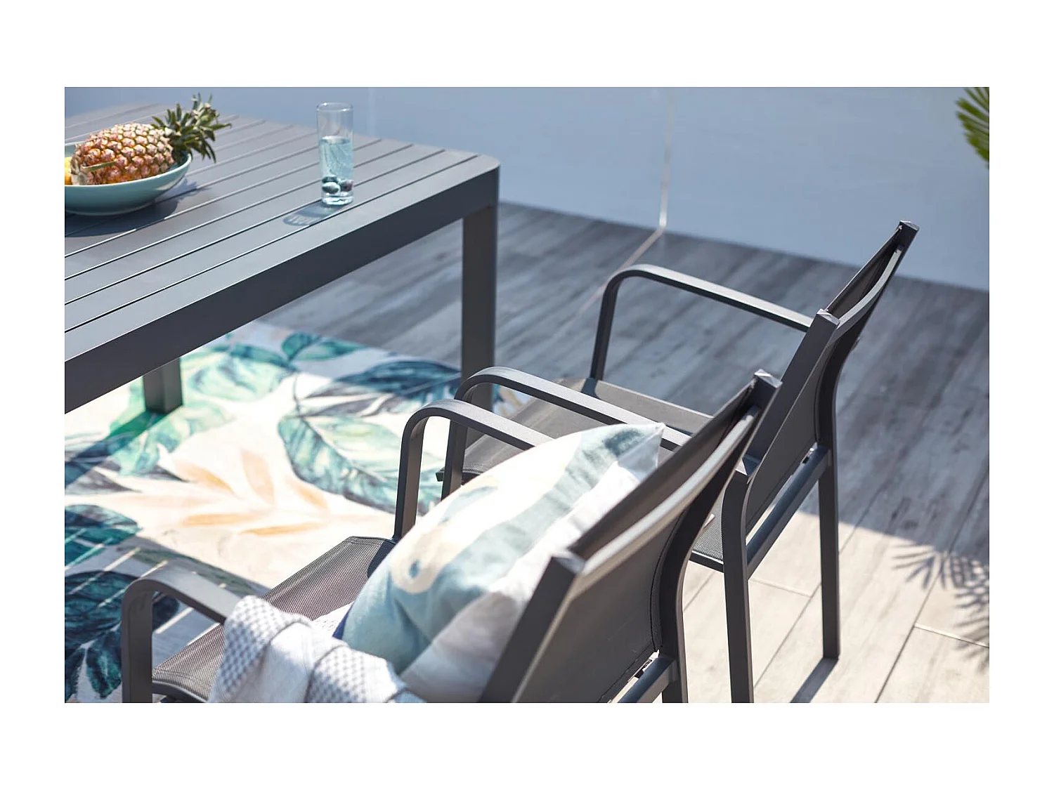 Salon de jardin aluminum 8 places FLORENCIA