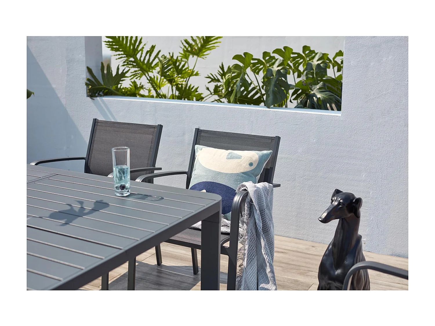 Salon de jardin aluminum 8 places FLORENCIA