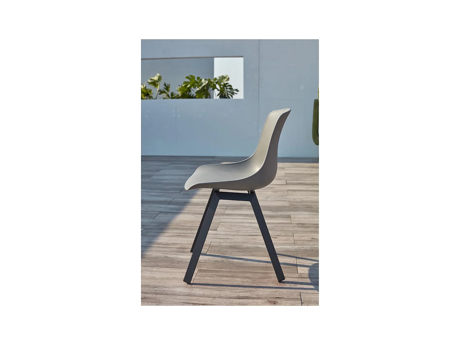 Conjunto de jardín 8 plazas de aluminio TEMARA