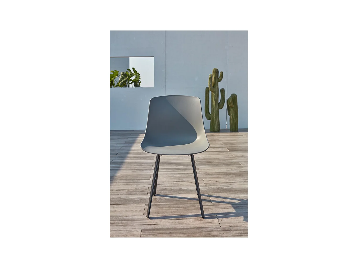 Conjunto de jardín 8 plazas de aluminio TEMARA