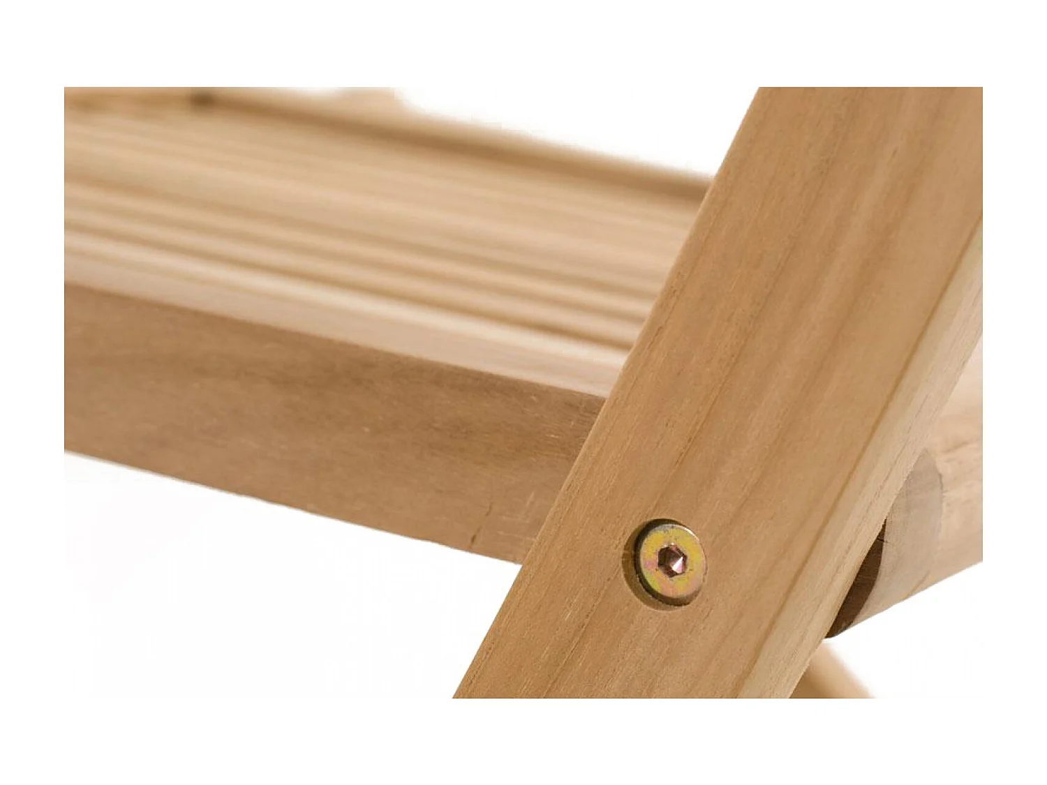 Table de jardin ovale et 6 chaises en teck KAJANG