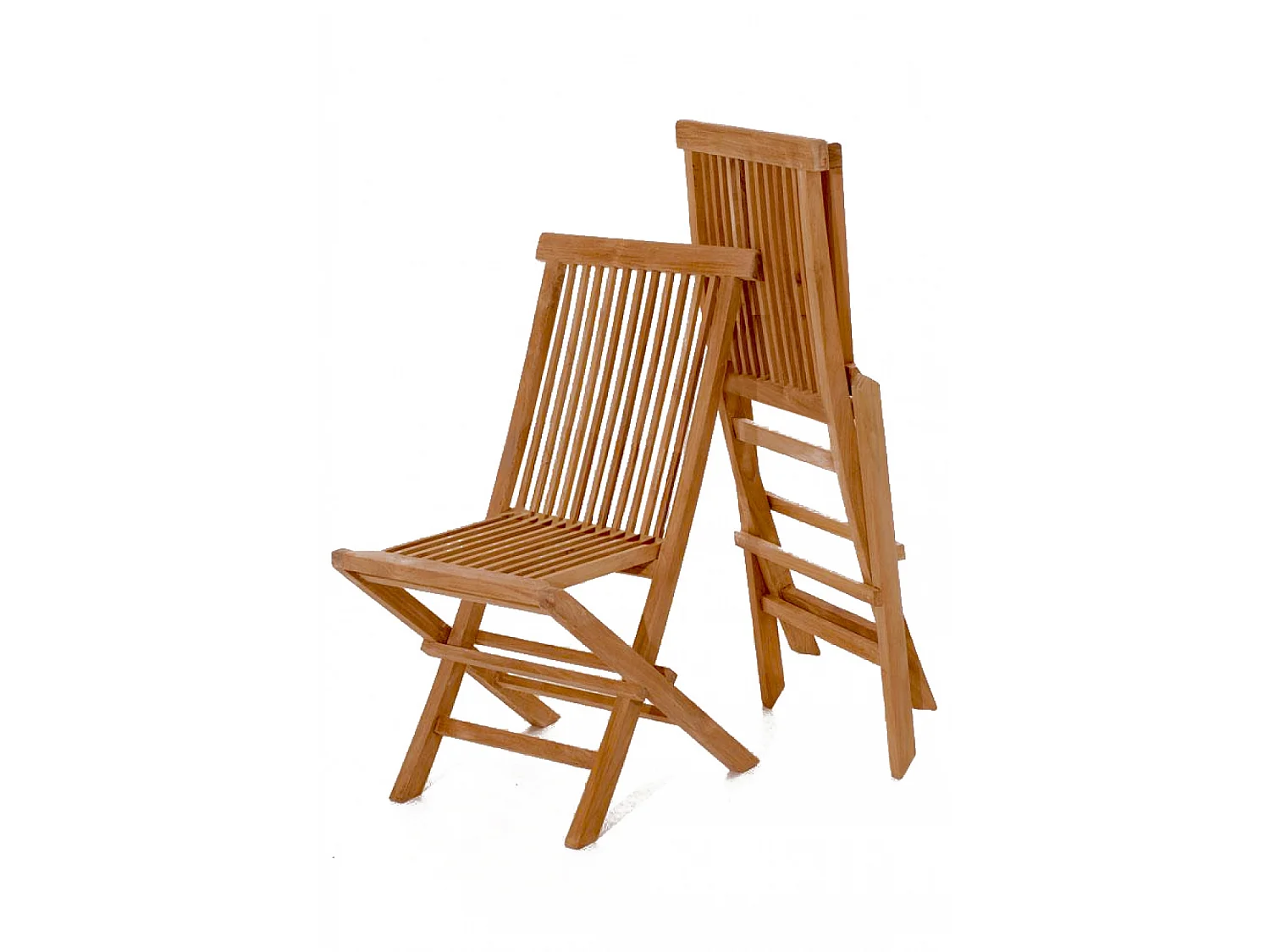Salon de jardin Teck huilé 8 personnes - Table rectangle + 8 chaises LUBOK