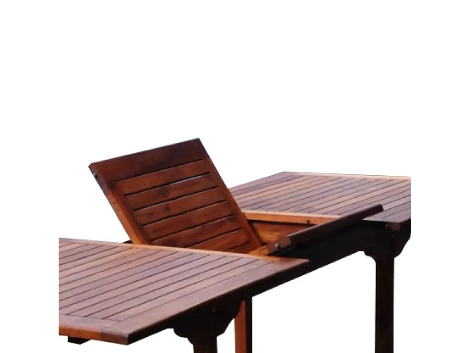 Tavolo rettangolare 6 sedie e 2 poltrone in teak oliate LUBOK