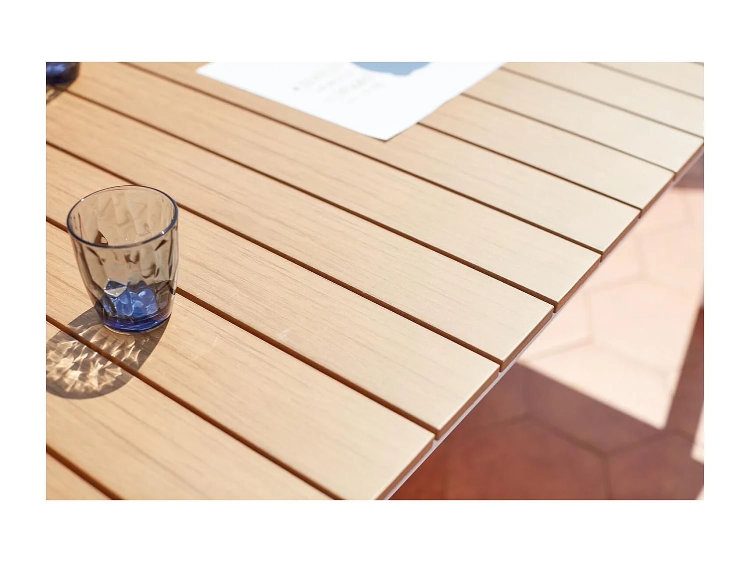 Salon de jardin repas 8 places en aluminium MADEIRA