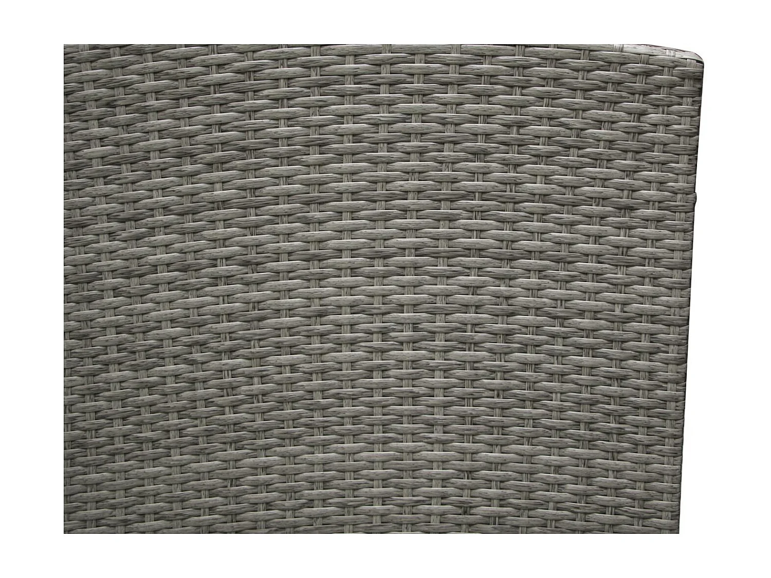 Conjunto de jardim 8 lugares em resina entrançada cinza/café MOOREA - Grande conforto exterior