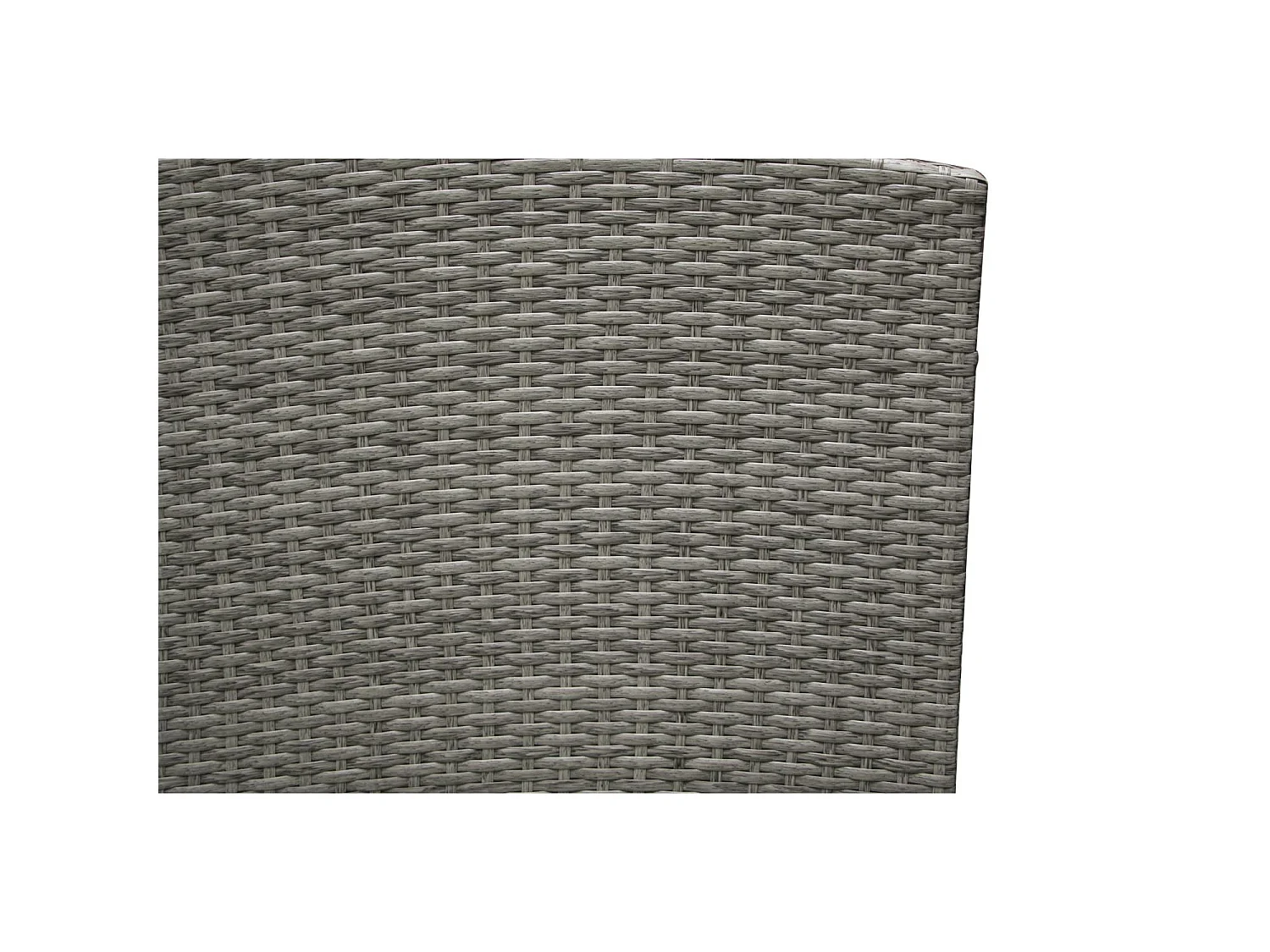 Conjunto de jardín 8 plazas de resina gris y café MOOREA