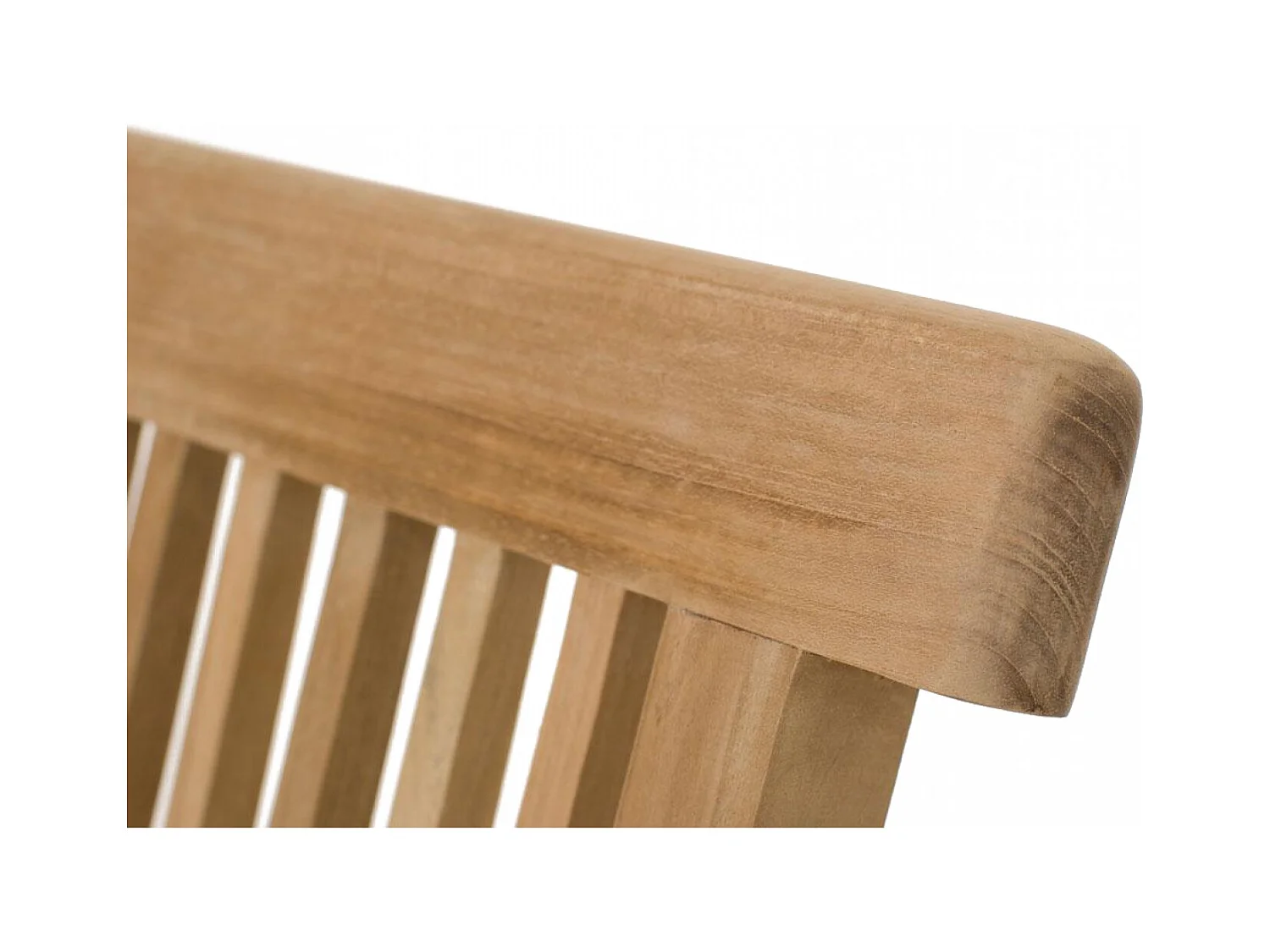 Table de jardin rectangulaire 4 chaises 2 fauteuils en teck KAJANG