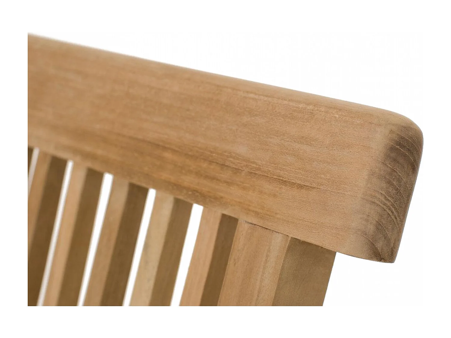 Table de jardin rectangulaire et 6 chaises en teck KAJANG