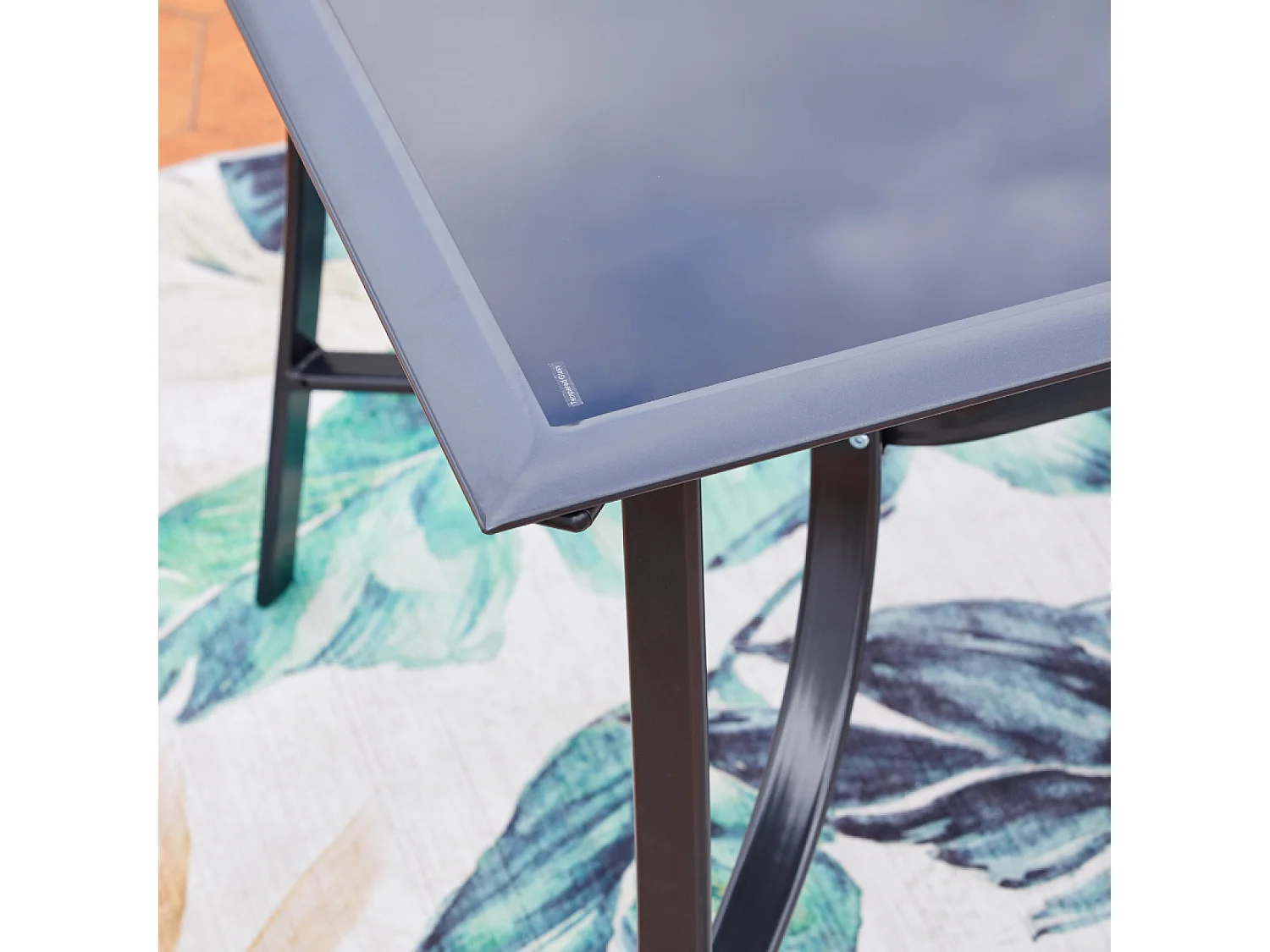 Table de jardin et 6 chaises en aluminium RIMINI