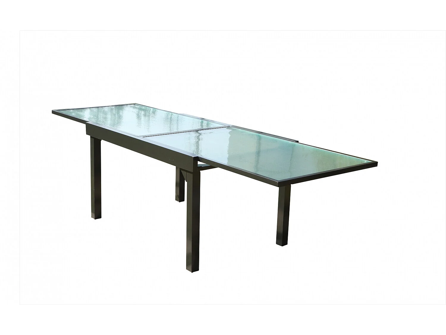 Brescia : table extensible en aluminium