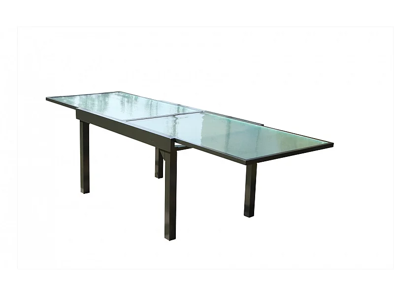 Brescia : table extensible en aluminium