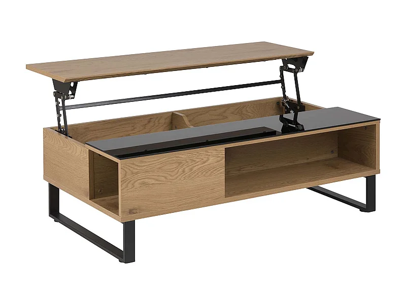 Table basse plateau relevable bois ELA