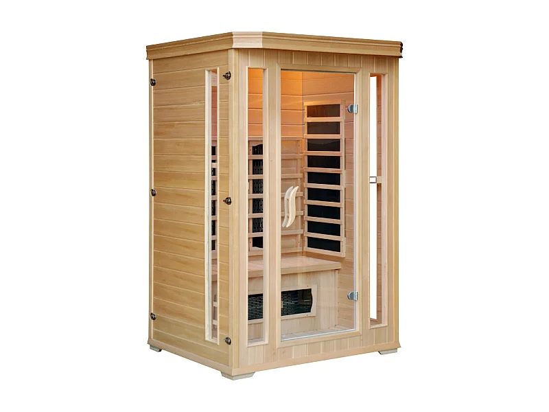 Cabine sauna infrarouge 2 places luxe