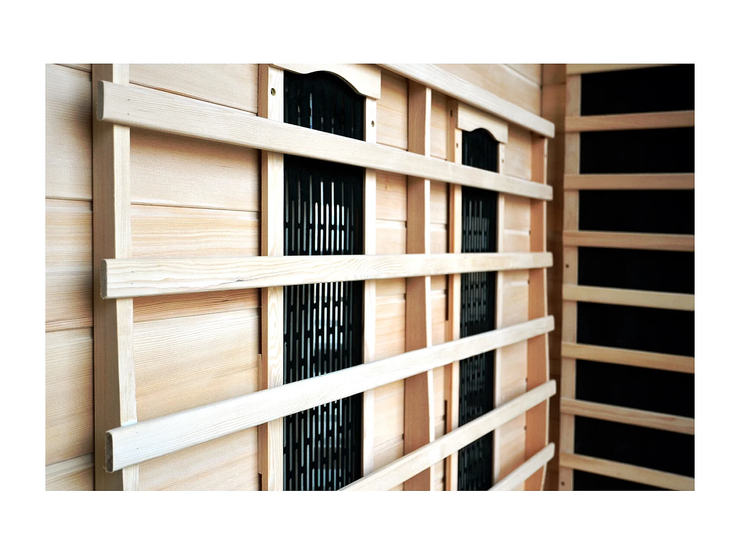 Cabine sauna infrarouge 2 places luxe