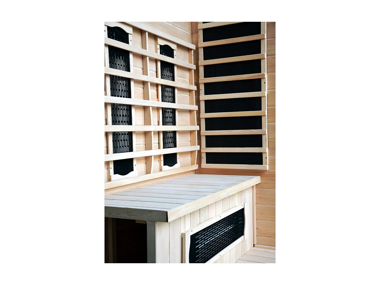 Cabine sauna infrarouge 2 places luxe