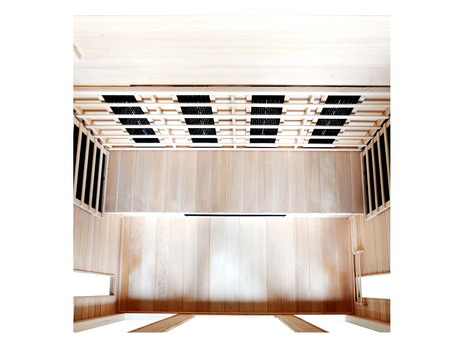 Freistehender und drehbarer Sonnenschirm 3 x 4m grau CESARE