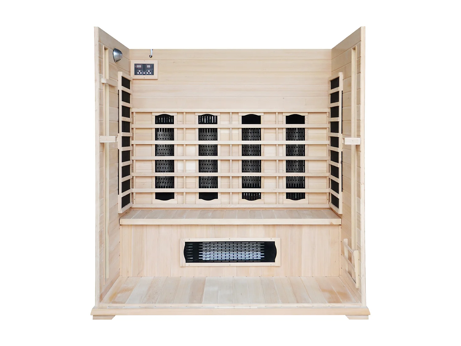 Ombrellone decentrato quadrato grigio 3x4m CESARE