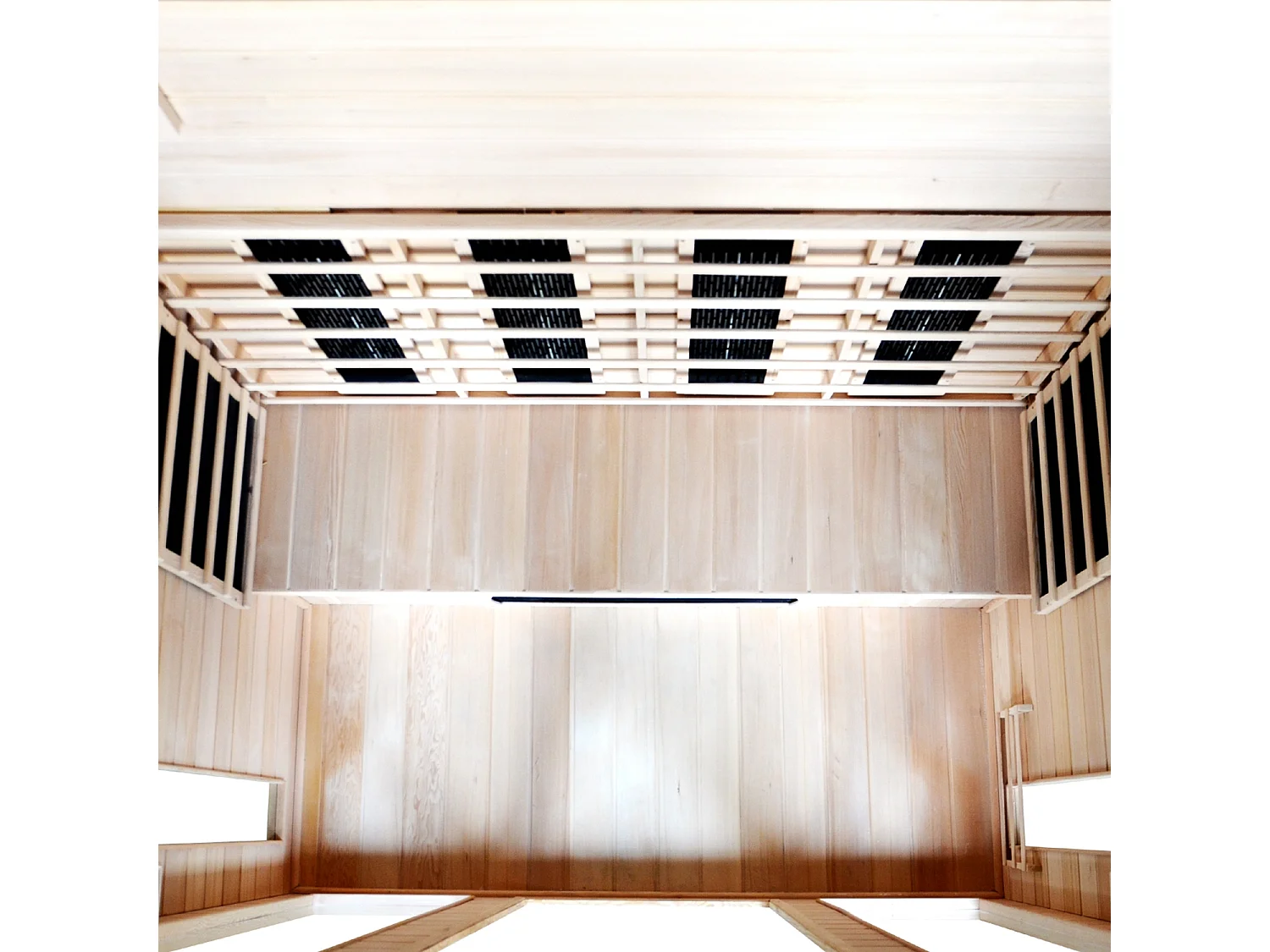 Ombrellone decentrato quadrato grigio 3x4m CESARE