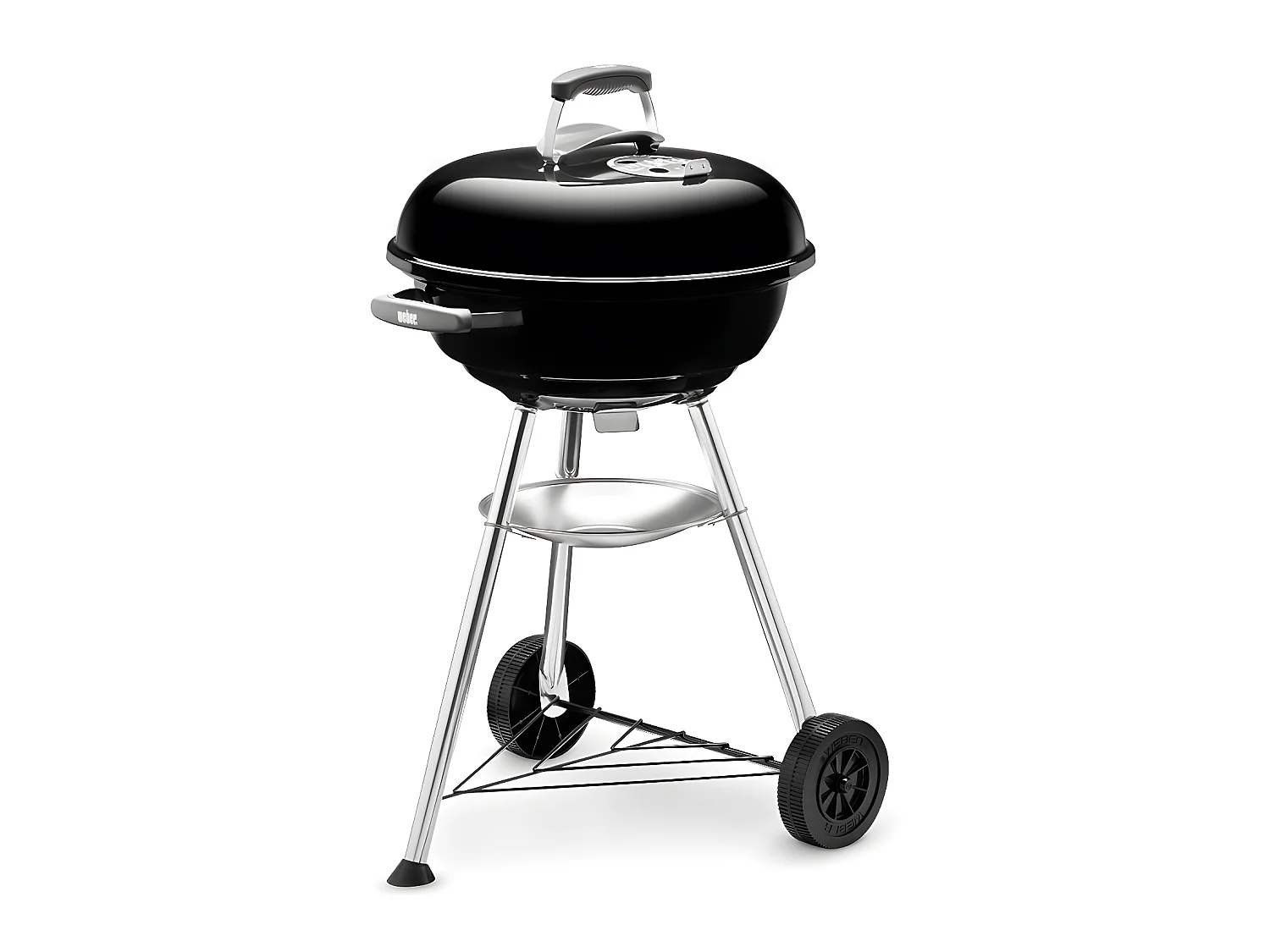 Holzkohlegrill Weber Compact Kettle Ø47 cm Schwarz