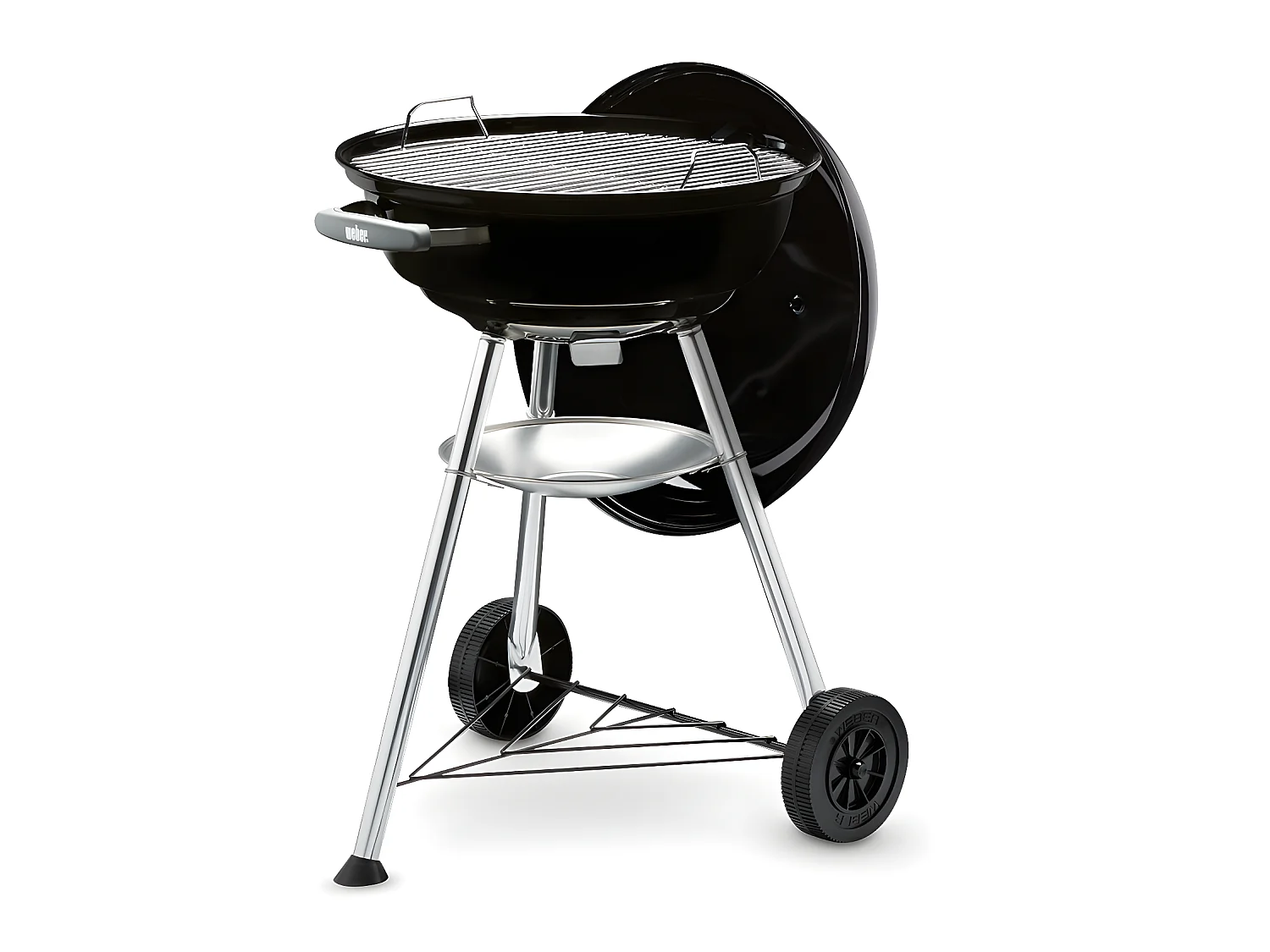 Holzkohlegrill Weber Compact Kettle Ø47 cm Schwarz