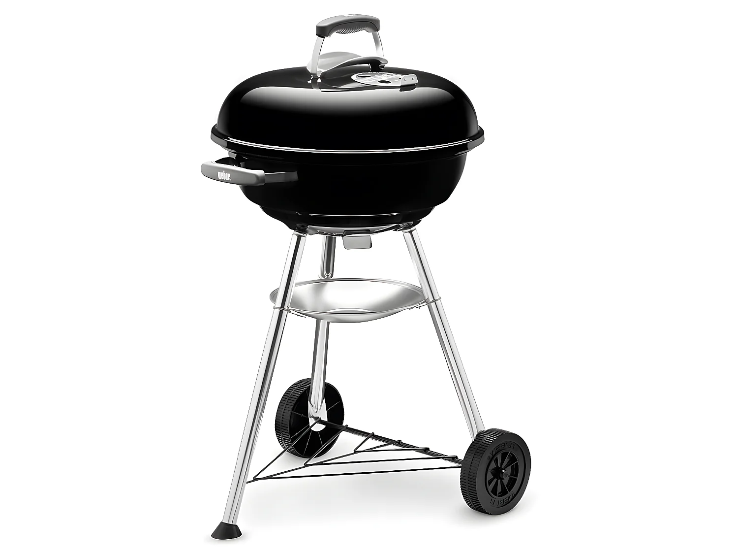 Holzkohlegrill Weber Compact Kettle Ø47 cm Schwarz
