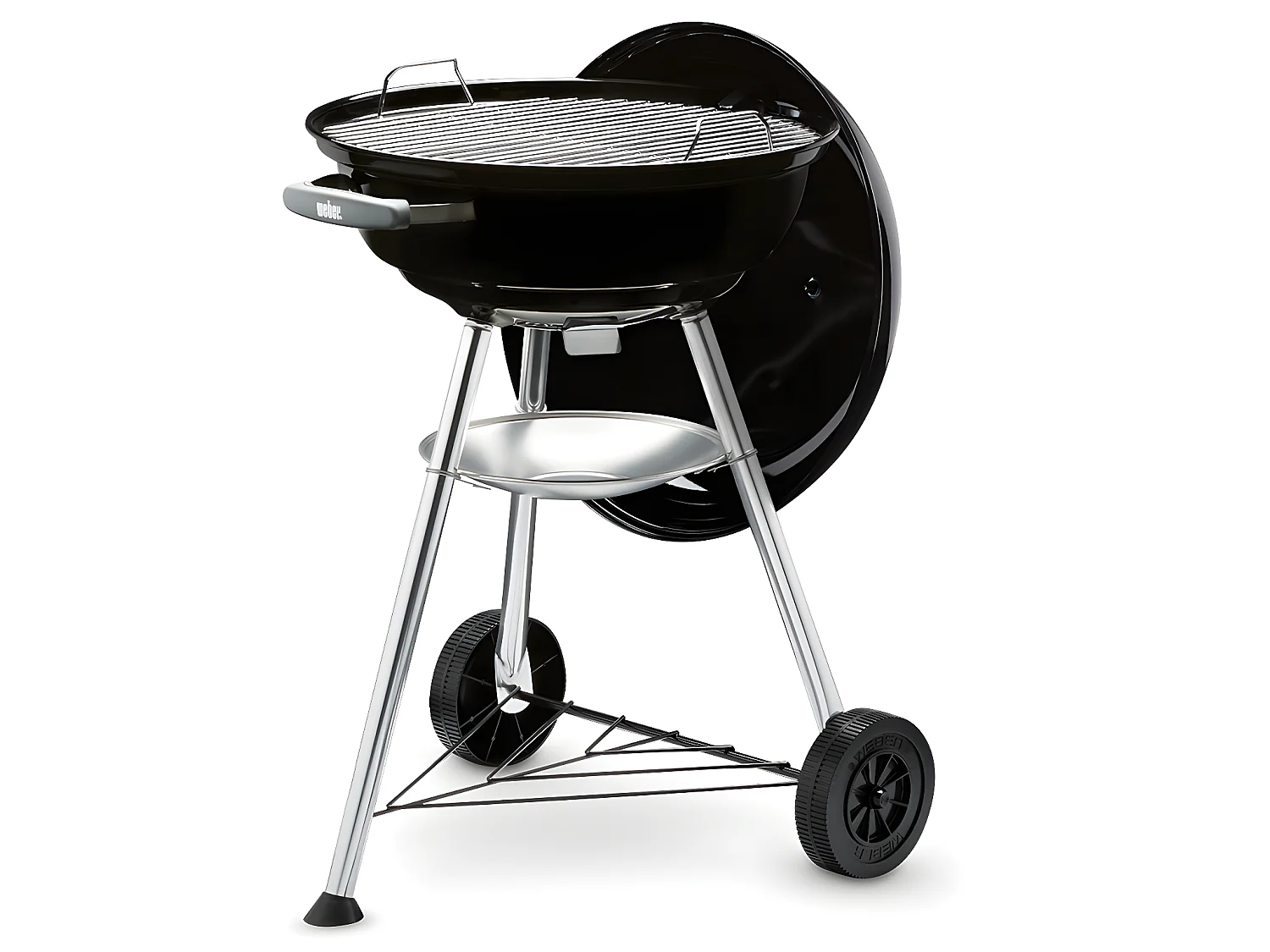 Holzkohlegrill Weber Compact Kettle Ø47 cm Schwarz